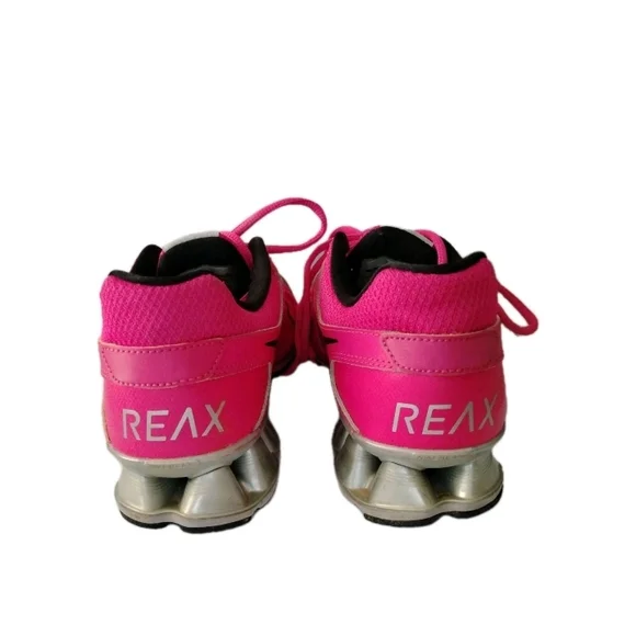 Nike Reax Run 8 Running Athletic Shoes Women's Size 7.5 Pink Silver 599562-600 - Picture 4 of 9